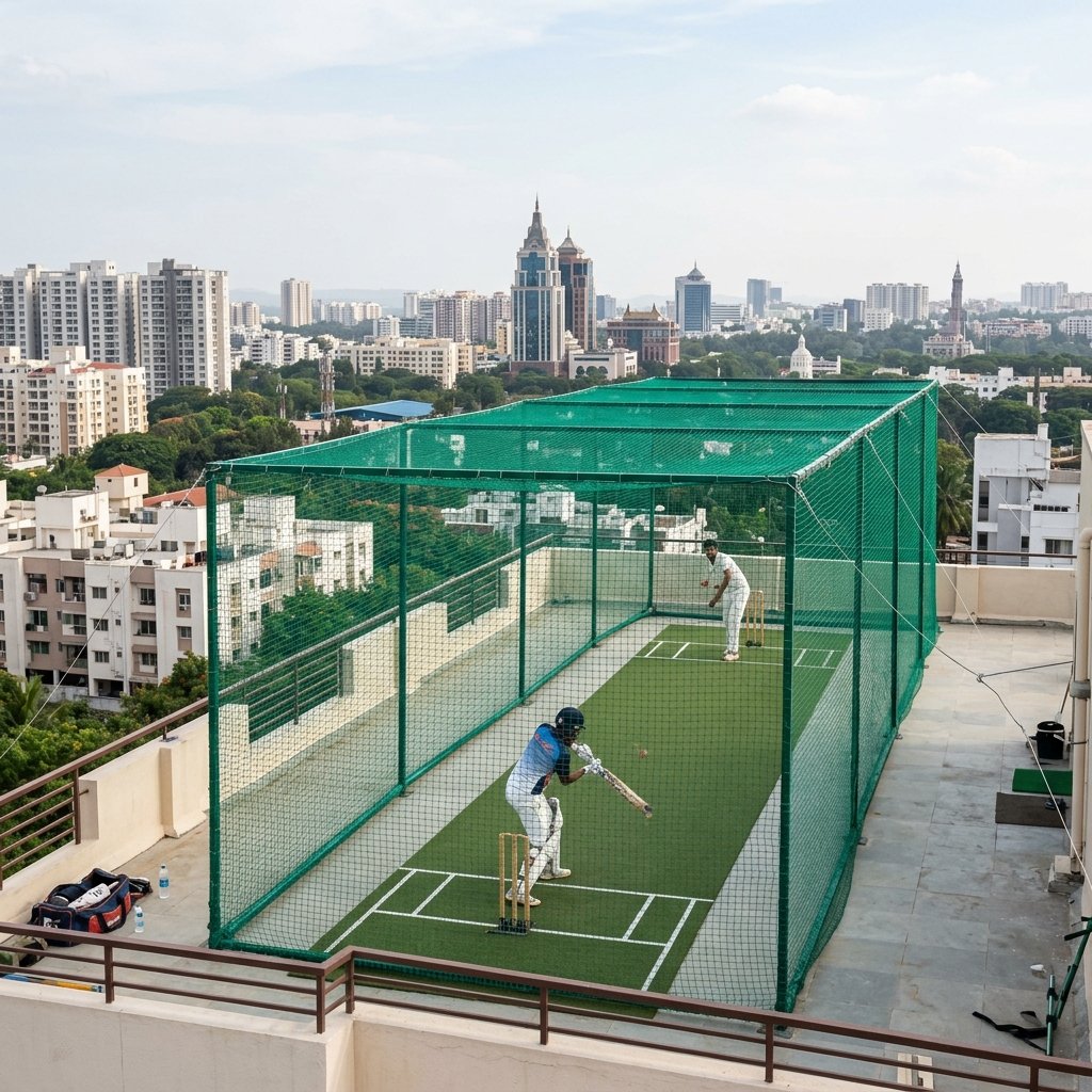 Cricket Practice Nets Bengaluru - Varahi Safety Nets