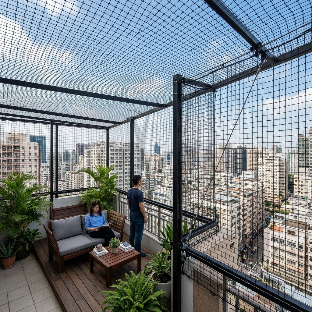 Terrace Safety Nets in Bengaluru - Varahi Safety Nets